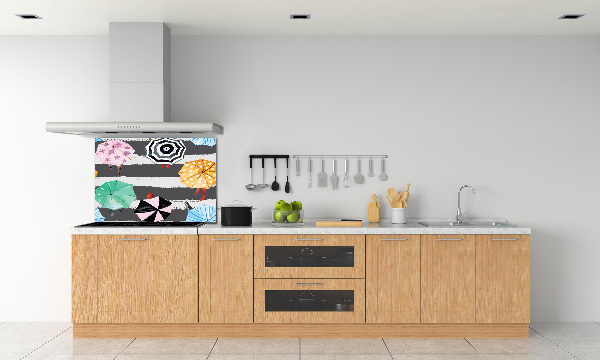 Panel antisalpicaduras Paraguas de colores