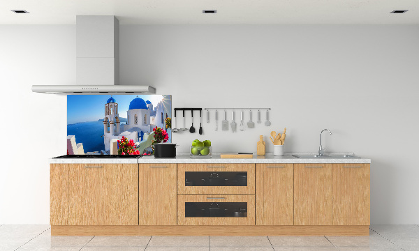 Salpicadero de cocina Santorini, Grecia