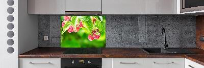 Panel antisalpicaduras Frambuesas en el jardín