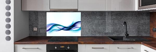 Salpicadero de cocina Ondas abstractas