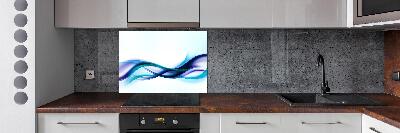 Salpicadero de cocina Ondas abstractas