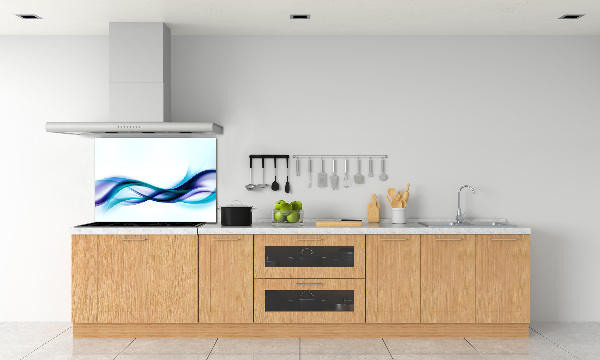 Salpicadero de cocina Ondas abstractas