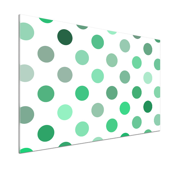 Salpicadero para cocina Puntos verdes