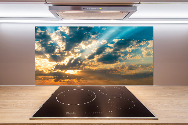 Panel para cocina Cielo del atardecer