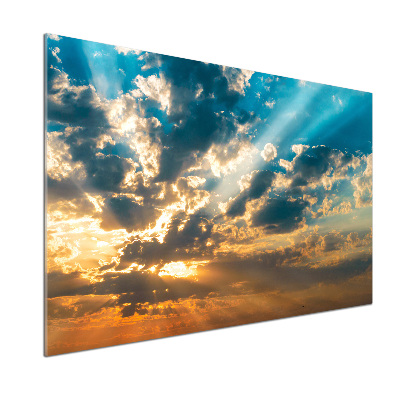 Panel para cocina Cielo del atardecer