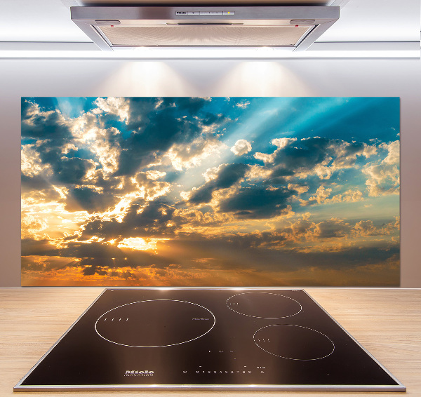 Panel para cocina Cielo del atardecer