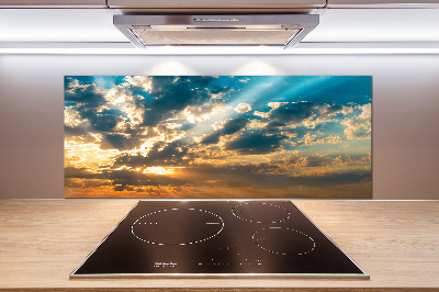 Panel para cocina Cielo del atardecer