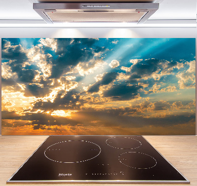 Panel para cocina Cielo del atardecer