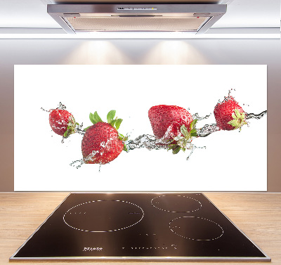 Salpicadero para cocina Fresas y agua