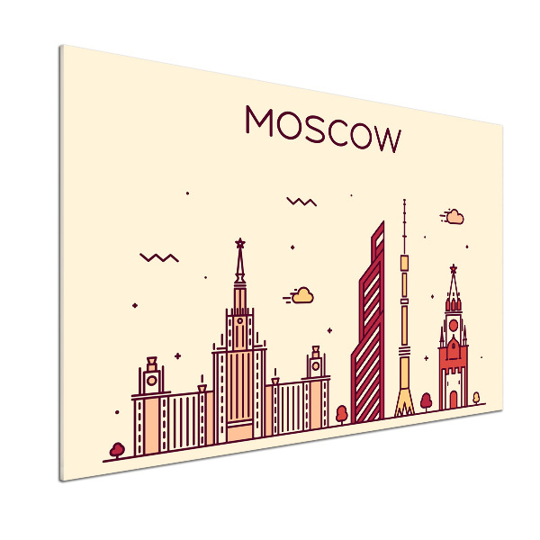 Salpicadero para cocina Edificios de Moscú