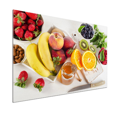Panel de pared de cocina Fruta y miel