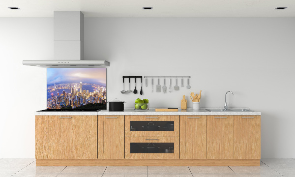 Panel para cocina Panorama de Hong Kong