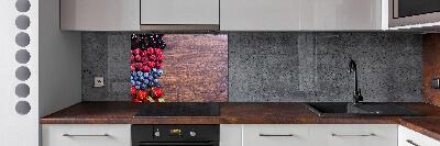 Panel antisalpicaduras Frutos del bosque