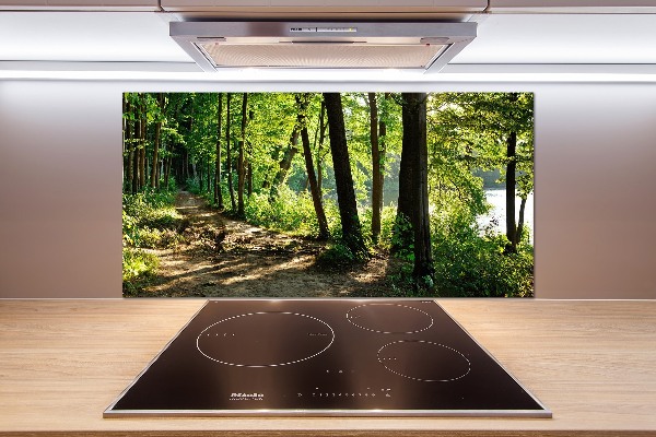 Salpicadero para cocina Camino en el prado