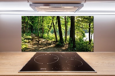 Salpicadero para cocina Camino en el prado