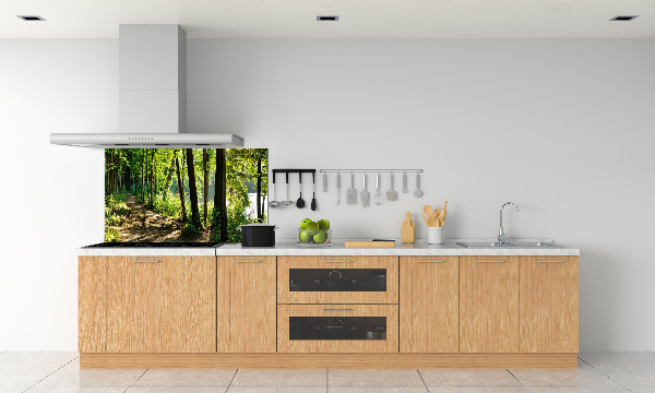 Salpicadero para cocina Camino en el prado