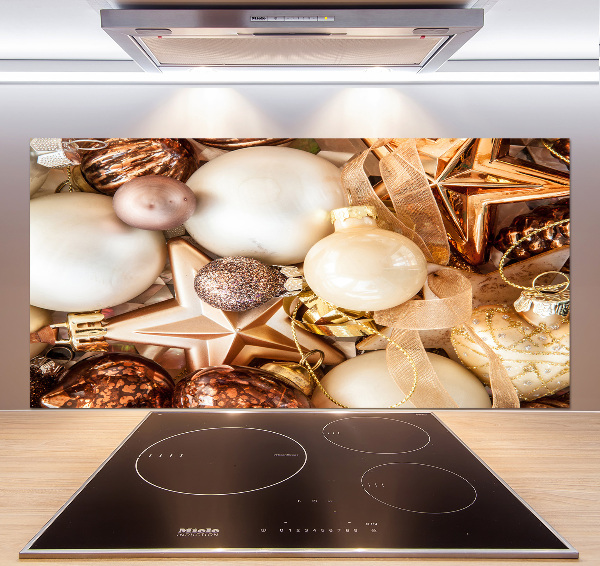 Panel de pared de cocina Adornos navideños