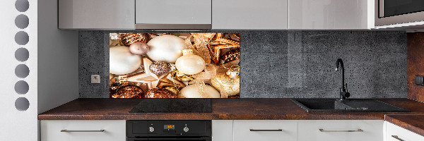 Panel de pared de cocina Adornos navideños