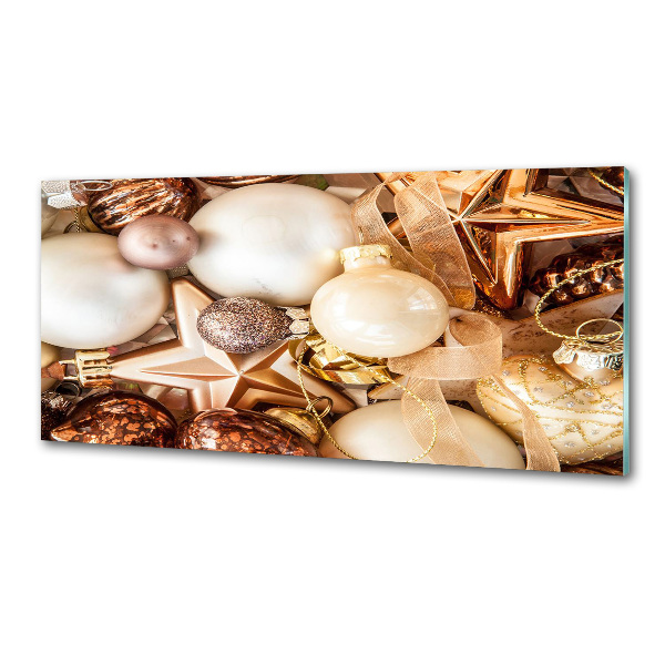 Panel de pared de cocina Adornos navideños