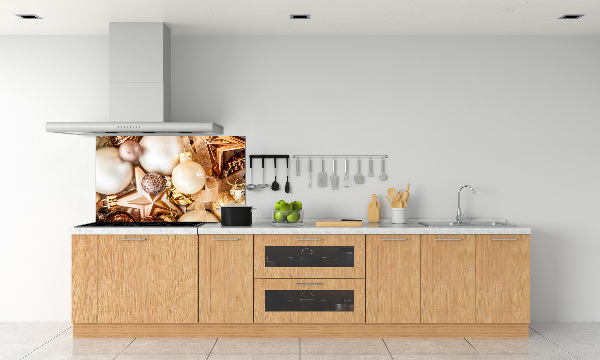 Panel de pared de cocina Adornos navideños