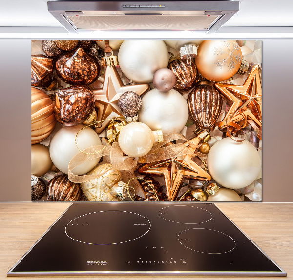 Panel de pared de cocina Adornos navideños