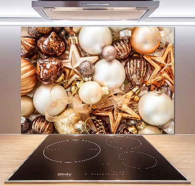 Panel de pared de cocina Adornos navideños