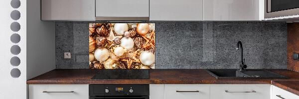 Panel de pared de cocina Adornos navideños