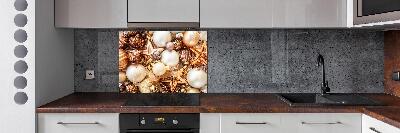 Panel de pared de cocina Adornos navideños