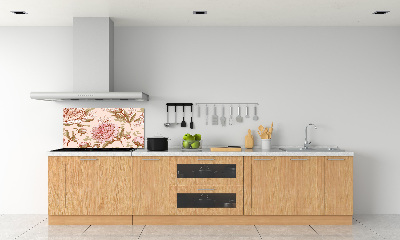 Panel para cocina Peonías