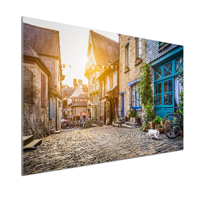 Panel de pared de cocina Una calle con encanto