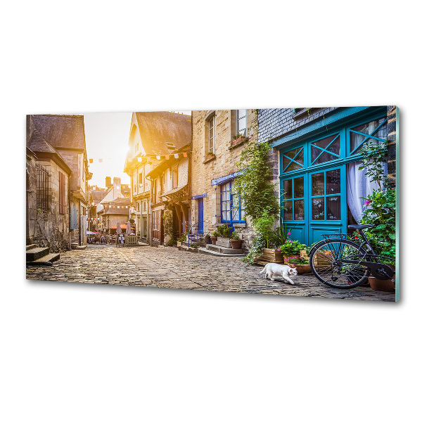 Panel de pared de cocina Una calle con encanto