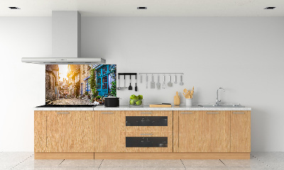 Panel de pared de cocina Una calle con encanto