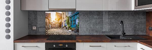 Panel de pared de cocina Una calle con encanto
