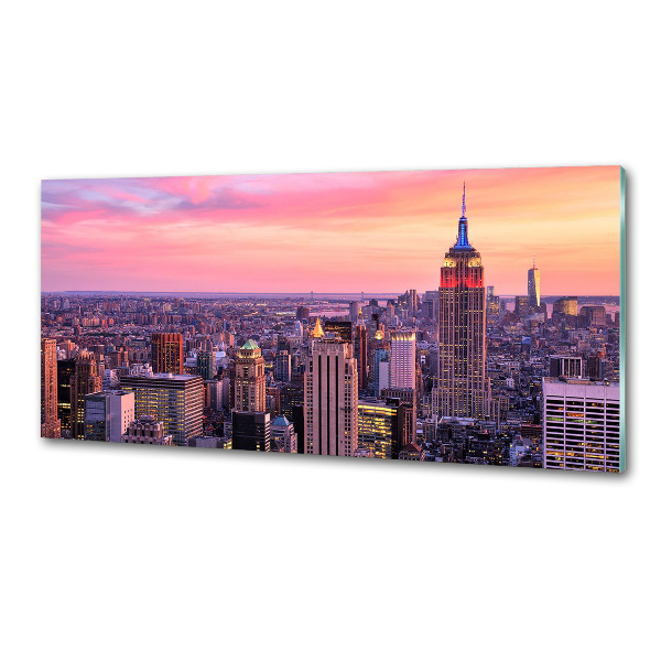 Panel antisalpicaduras Nueva York Oeste