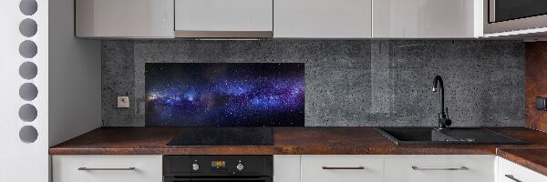 Panel de pared de cocina vía Láctea