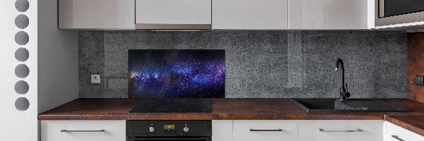Panel de pared de cocina vía Láctea