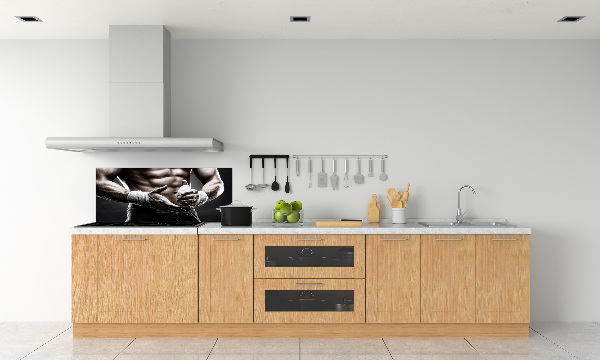 Salpicadero de cocina desarrollo muscular