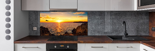 Panel para cocina Mar al atardecer