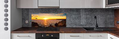 Panel para cocina Mar al atardecer