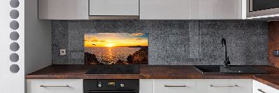 Panel para cocina Mar al atardecer