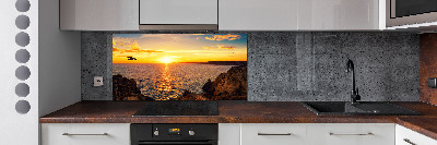Panel para cocina Mar al atardecer