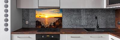 Panel para cocina Mar al atardecer