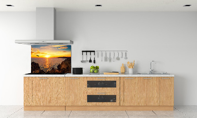 Panel para cocina Mar al atardecer