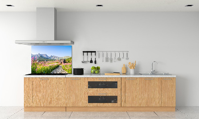 Panel de pared de cocina refugios de montaña