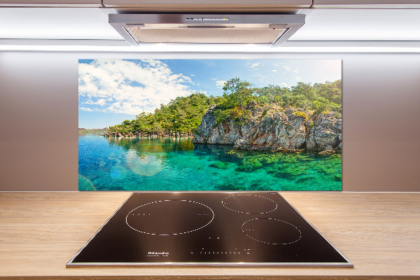 Panel antisalpicaduras Laguna Azul