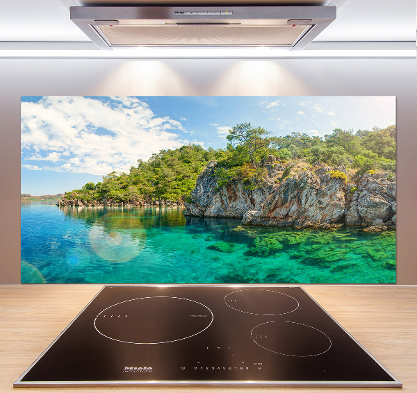 Panel antisalpicaduras Laguna Azul