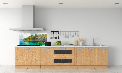 Panel antisalpicaduras Laguna Azul