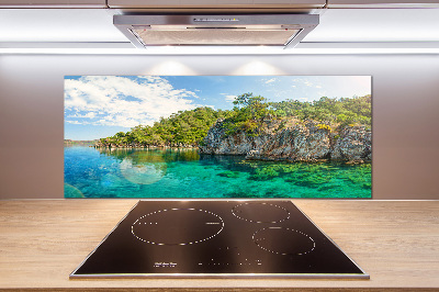 Panel antisalpicaduras Laguna Azul