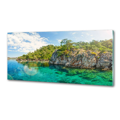 Panel antisalpicaduras Laguna Azul