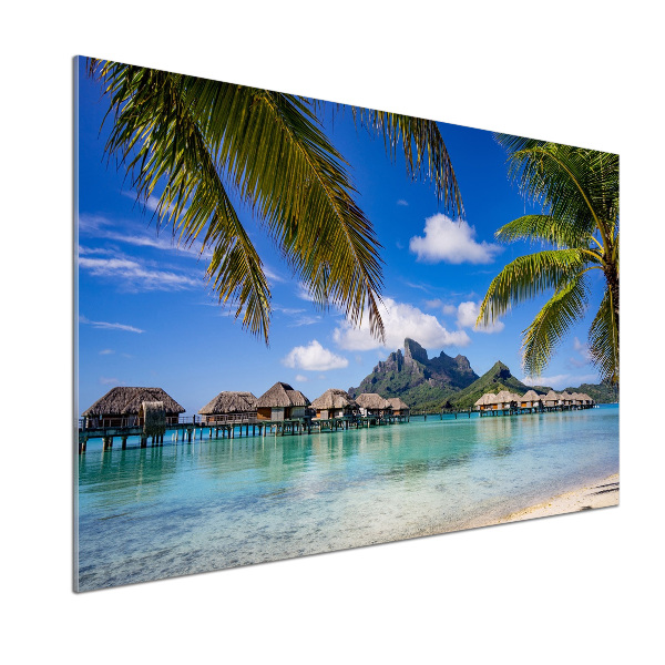 Panel do kuchni Palmy na Bora Bora